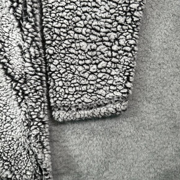 NFL Minnesota Vikings Sherpa Quarter-Zip Pullover Jacket Women's Gray - Picture 7 of 12